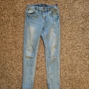 Lucky Brand Light Blue Distressed Skinny Jeans